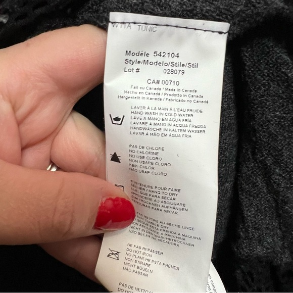 Joseph Ribkoff LDS Tunic Cardigan - Picture 3 of 8